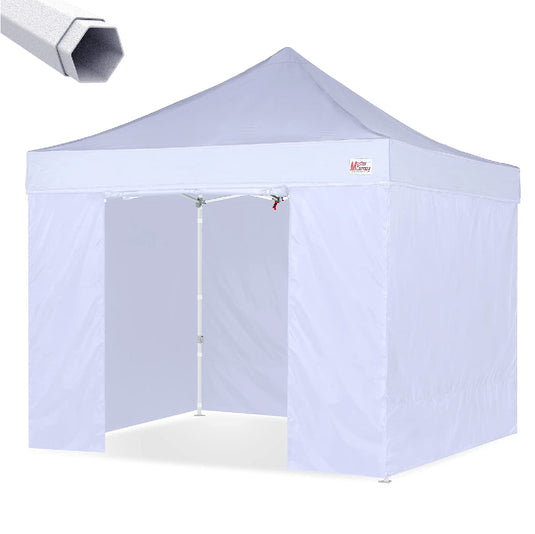 MASTERCANOPY Premium Heavy Duty Pop Up Commercial Instant Canopy with Sidewalls