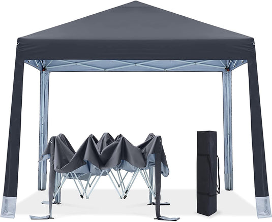 Leisure Sports 10x10 Outdoor Pop-up Beach Canopy Tent with 4 Foot Pockets