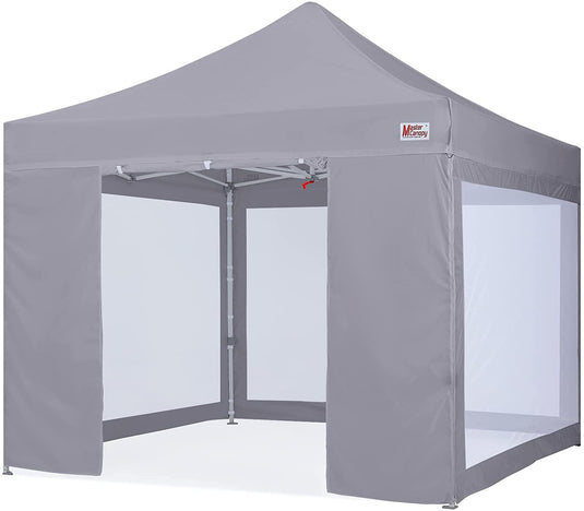 Commercial Series- 10x10 Pop-up Canopy Tent with Mesh Walls