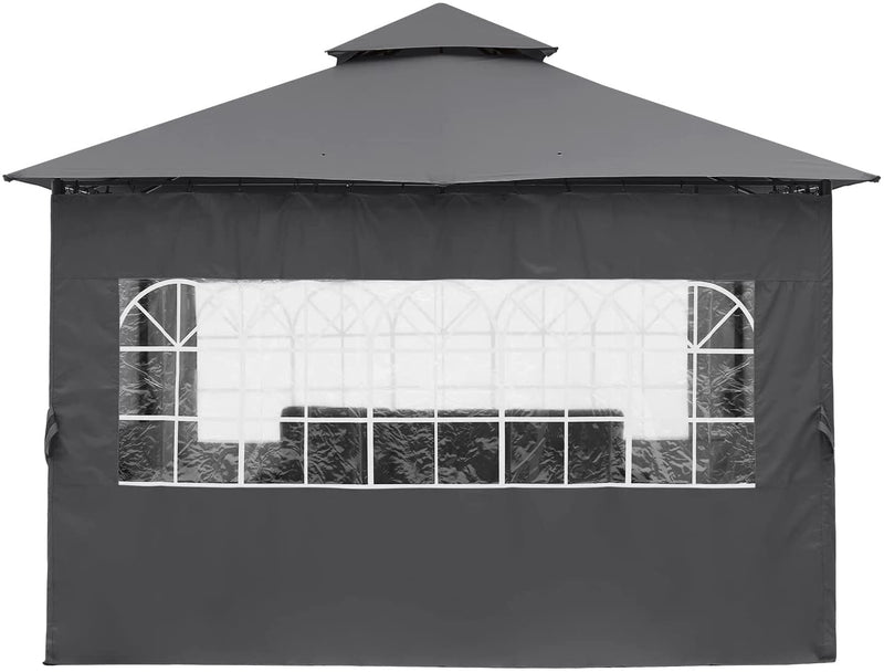 Load image into Gallery viewer, 11x11FT Outdoor Patio Gazebo for Shade with Church Windows Sidewalls
