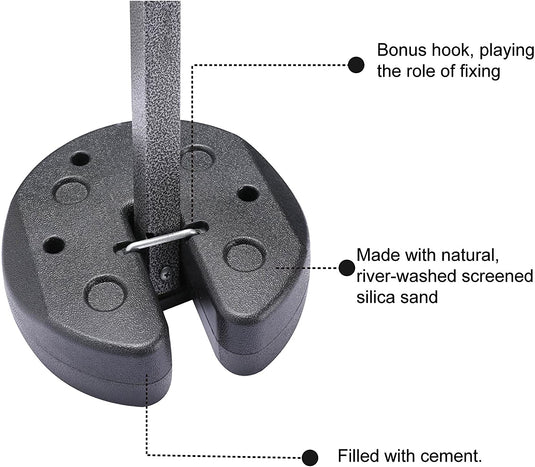 MASTERCANOPY Deluxe Canopy Weights with Hook Design