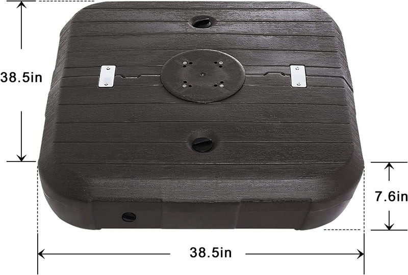 Load image into Gallery viewer, MASTERCANOPY Offset Umbrella Stand Water Filled Patio Umbrella Holder Base
