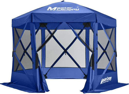 6x6/10x10/12x12/12.5x12.5 Portable Screen House Room Pop up Gazebo Outdoor Camping Tent with Carry Bag