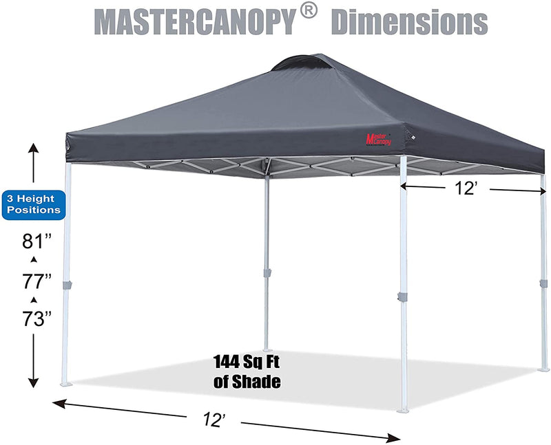Load image into Gallery viewer, MASTERCANOPY Durable Ez Pop-up Canopy Tent With Vented Top

