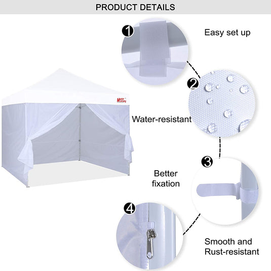 MASTERCANOPY 10x10 Pop-up Canopy Sidewall Kit