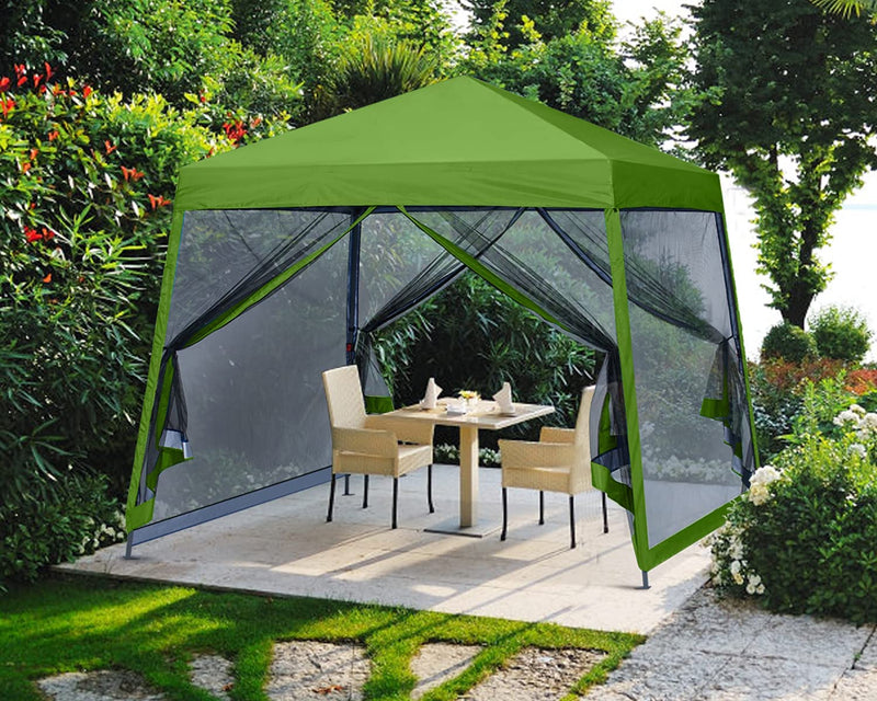 Load image into Gallery viewer, Leisure Sports 8x8/10x10/11x11 Pop Up Stable Canopy Tent with Mosquito Netting
