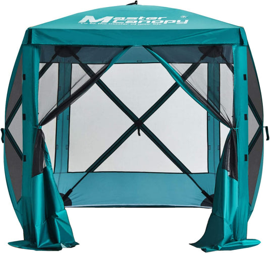 MASTERCANOPY Portable Screen House Room Pop up Gazebo Outdoor Camping Tent with Carry Bag
