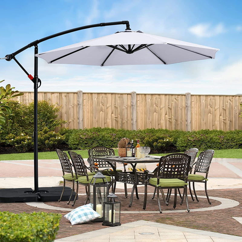 Load image into Gallery viewer, MASTERCANOPY Cantilever Patio Umbrella,with Crank and Cross Base
