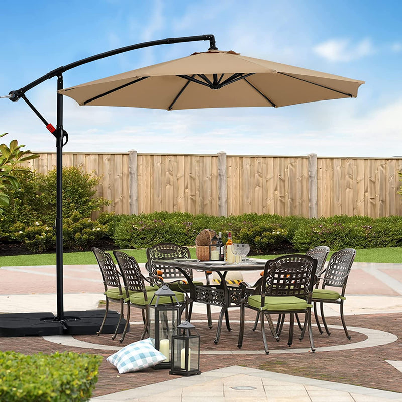 Load image into Gallery viewer, MASTERCANOPY Cantilever Patio Umbrella,with Crank and Cross Base
